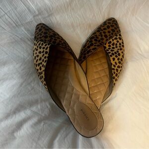 Birdies “The Swan” leopard ballet flats